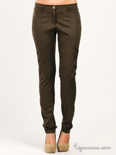 Брюки Evalinka, цвет цвет коричневый