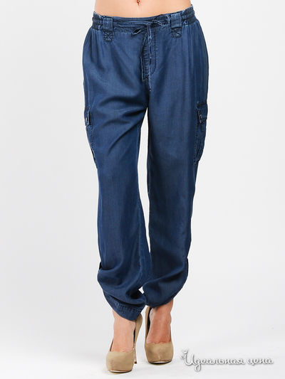 Брюки Evalinka, цвет цвет синий