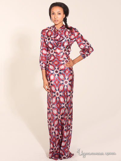 Платье Angelina Dubrovskaya, цвет цвет малиновый