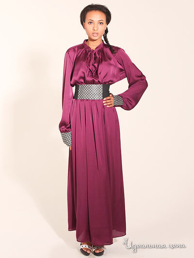 Платье Angelina Dubrovskaya, цвет цвет бордовый