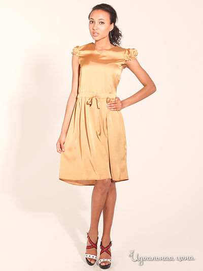 Платье Angelina Dubrovskaya, цвет цвет бежевый