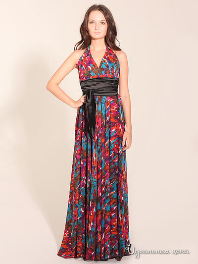 Сарафан Angelina Dubrovskaya, цвет цвет бордовый / синий