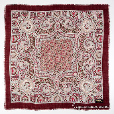 Платок Итальянские платки, цвет цвет бордовый