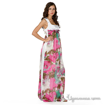 Сарафан Maria Rybalchenko, цвет цвет белый / розовый / зеленый