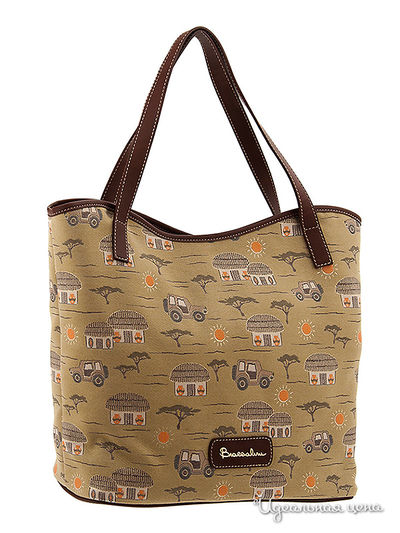 Сумка BRACCIALINI, цвет цвет зеленый