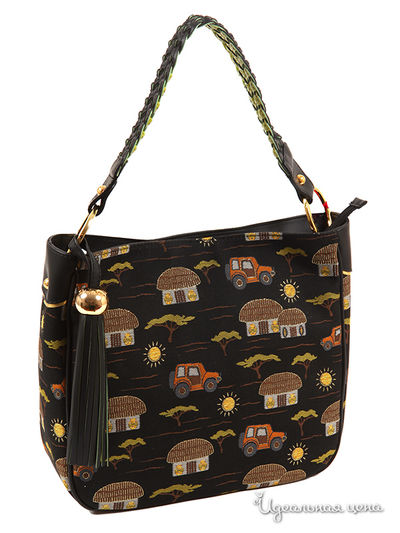 Сумка BRACCIALINI, цвет цвет черный