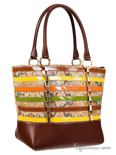 Сумка Carlo Salvatelli, цвет цвет коричневый