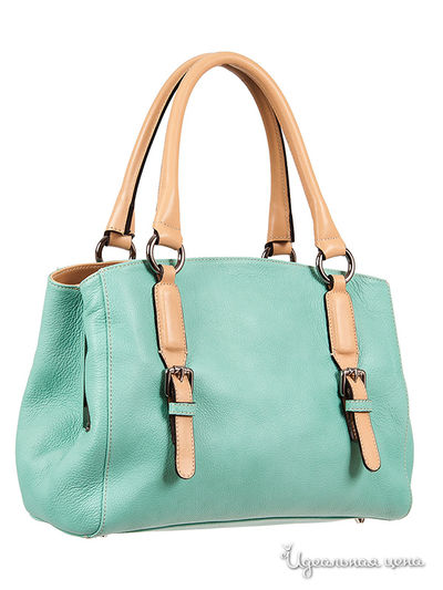 Сумка Carlo Salvatelli, цвет цвет бирюзовый