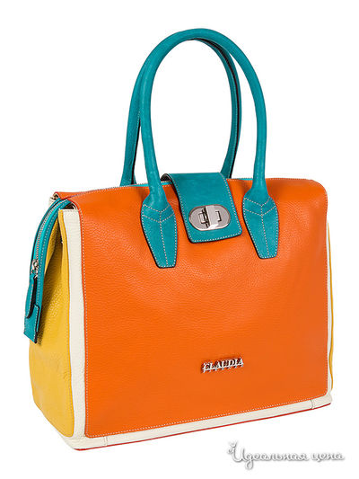 Сумка Claudia Firenze, цвет цвет оранжевый