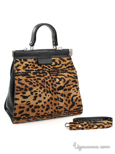 Сумка PLINIO VISONA, цвет цвет коричневый / черный