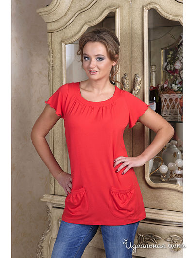 Футболка Dea Fiori, цвет цвет коралловый