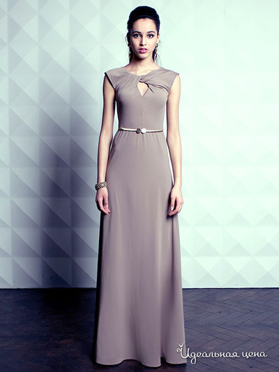 Платье M.D., цвет цвет бежевый