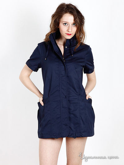 Плащ Burbberry, цвет цвет темно-синий