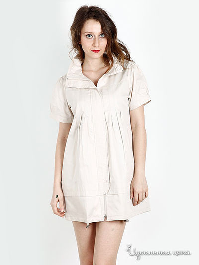 Плащ Burbberry, цвет цвет бежевый