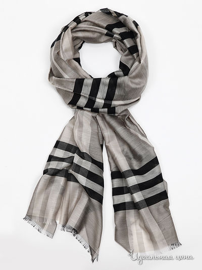 Шарф Burbberry, цвет цвет серый