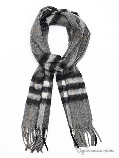 Шарф Burbberry, цвет цвет серый