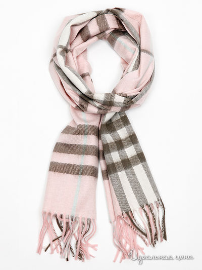 Шарф Burbberry, цвет цвет светло-розовый