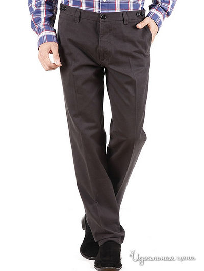 Брюки Burbberry, цвет цвет темно-серый