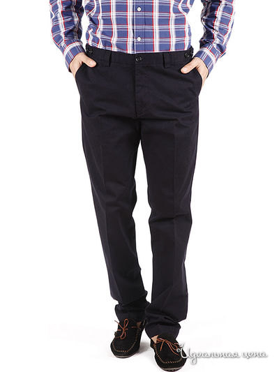 Брюки Burbberry, цвет цвет темно-синий