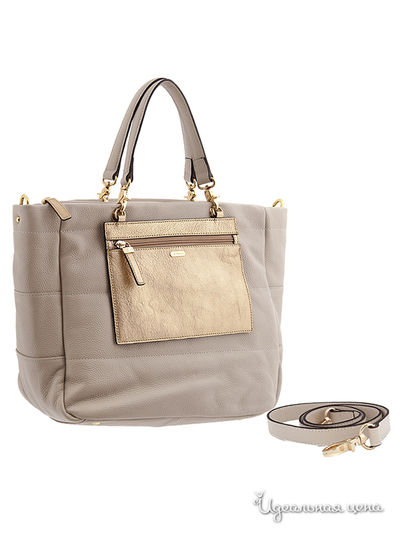 Сумка Leo Ventoni, цвет цвет бежевый / золотой