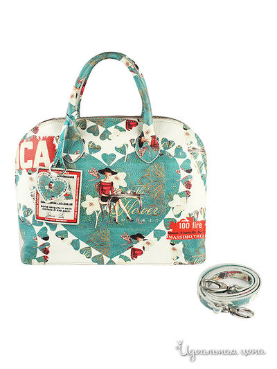 Сумка Massimo Trulli, цвет цвет бирюзовый