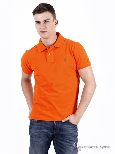 Поло Ralph Lauren, цвет цвет оранжевый