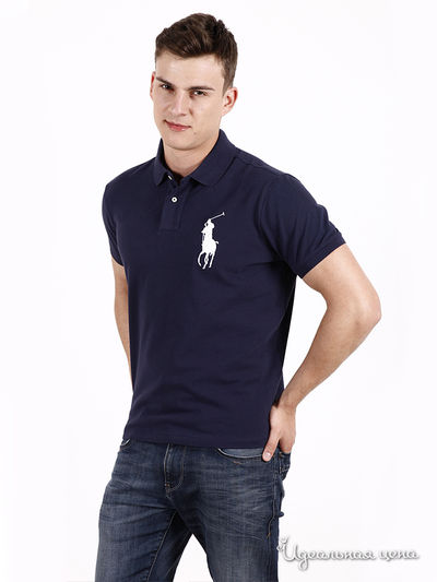Поло Ralph Lauren, цвет цвет синий