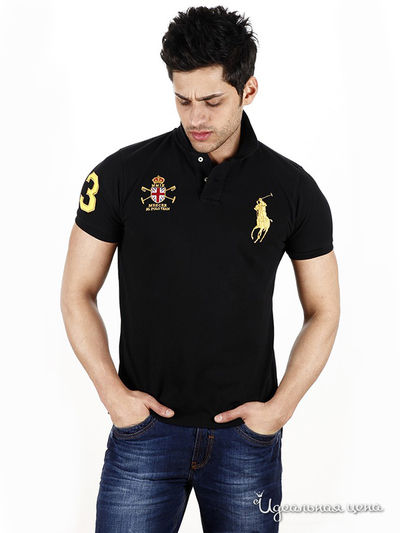 Поло Ralph Lauren, цвет цвет черный
