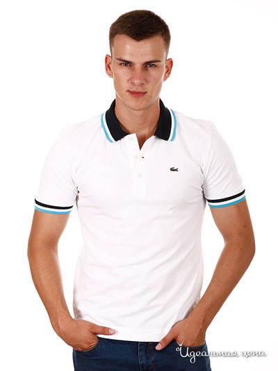 Поло Lacoste, цвет цвет белый