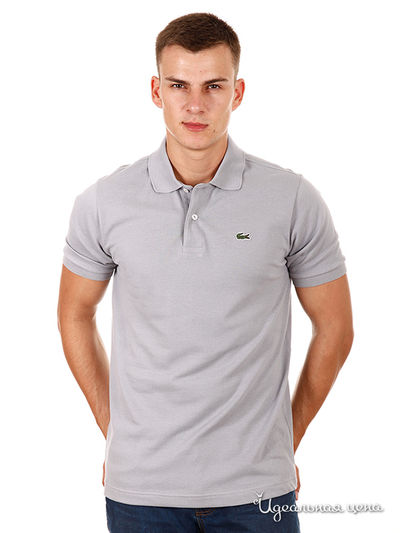 Поло Lacoste, цвет цвет серый