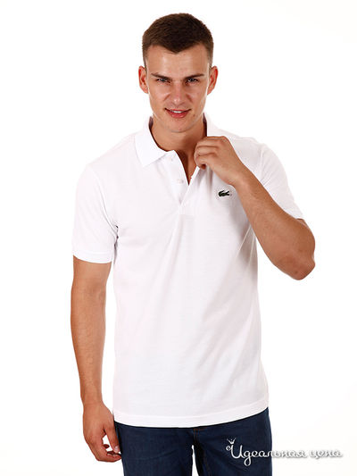Поло Lacoste, цвет цвет белый
