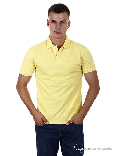 Поло Armani, цвет цвет желтый