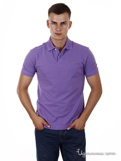 Поло Armani, цвет цвет фиолетовый
