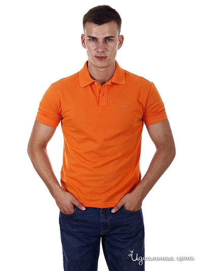 Поло Armani, цвет цвет оранжевый