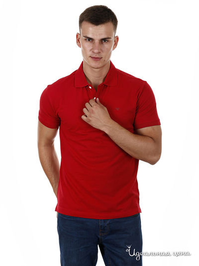 Поло Armani, цвет цвет красный
