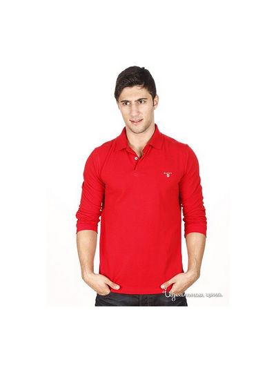 Поло Gant, цвет цвет красный