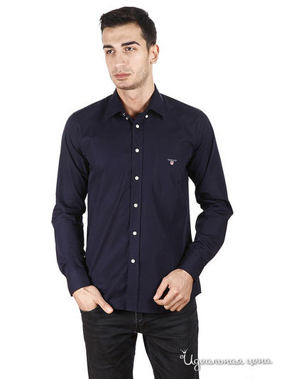 Рубашка Gant, цвет цвет темно-синий