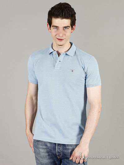 Футболка-поло Gant, цвет цвет синий