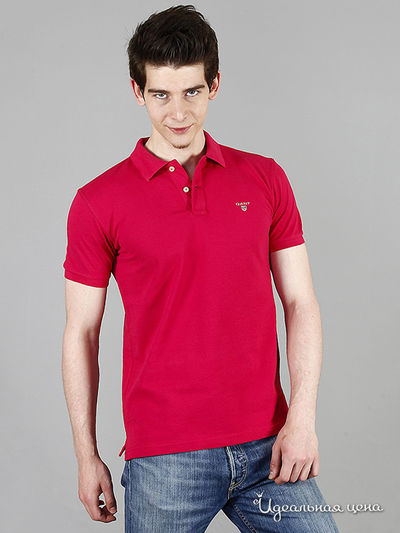 Футболка-поло Gant, цвет цвет красный