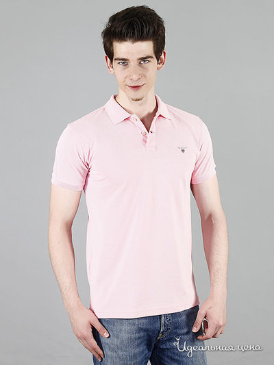 Футболка-поло Gant, цвет цвет розовый