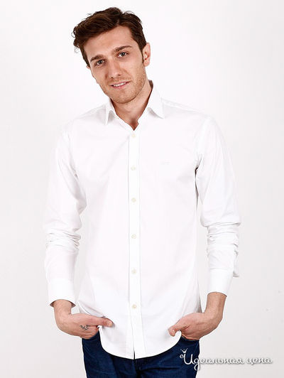 Рубашка Hugo Boss, цвет цвет белый