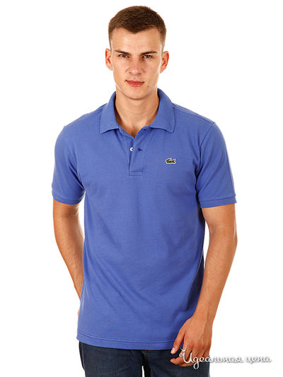 Поло Lacoste, цвет цвет синий