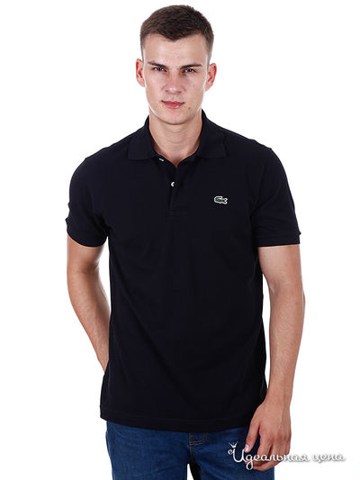 Поло Lacoste, цвет цвет черный
