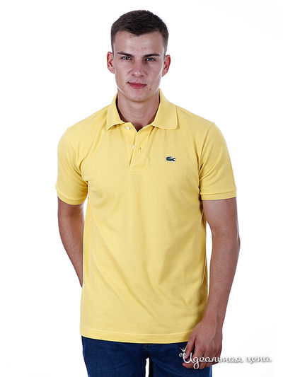 Поло Lacoste, цвет цвет желтый