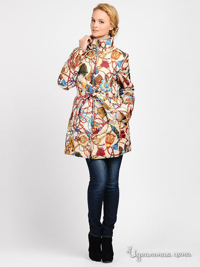 Пуховик Love Moschino, цвет Мультиколор