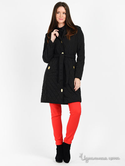 Пальто Love Moschino, цвет черный