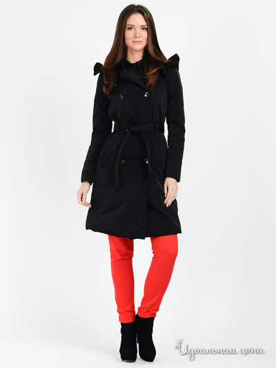 Плащ Love Moschino, цвет черный