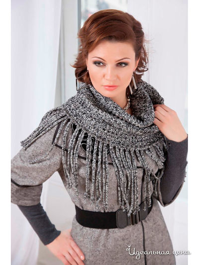 Шарф Mono collection, цвет темно серый