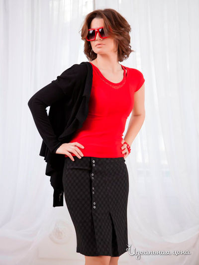 Юбка MONOcollection, цвет черный, серый