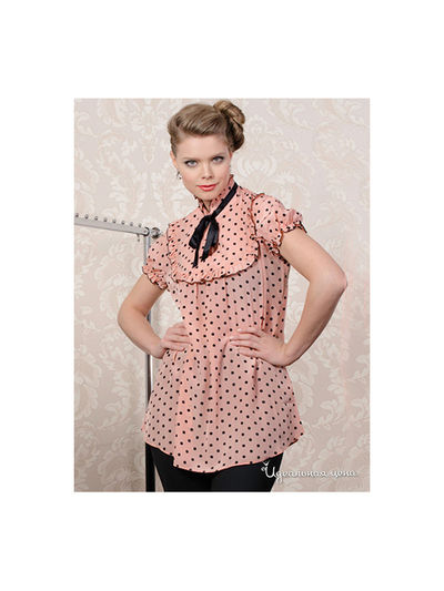 Сорочка Mirella Sole, цвет розовый,черный